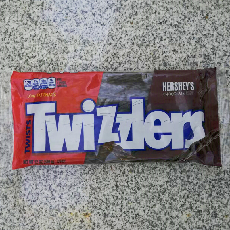 Twizzlers多滋乐扭扭糖chocolate巧克力340g美国糖果软糖儿童袋装