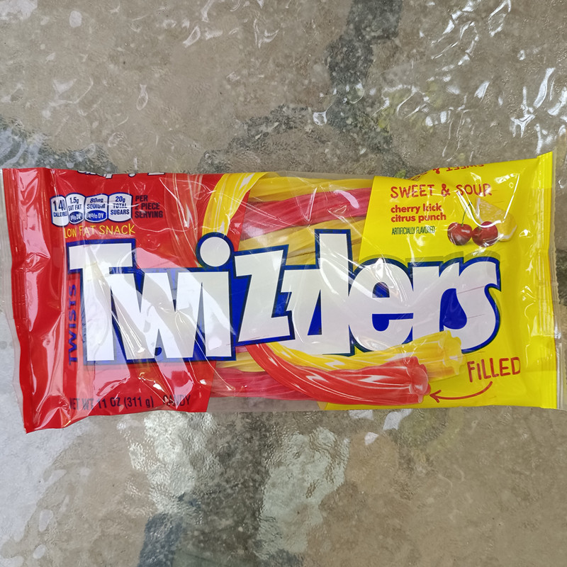 美国多滋乐甜酸味扭扭糖Twizzlers Twists Sweet and Sour Filled