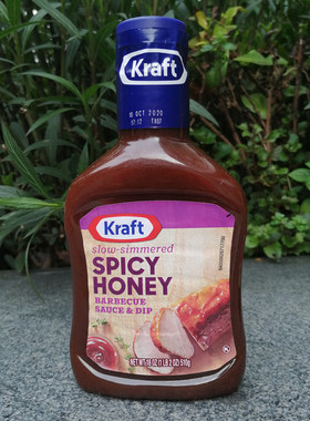 Kraft Barbecue Sauce 美国原装进口烤肉腌肉调味酱卡夫BBQ烧烤酱