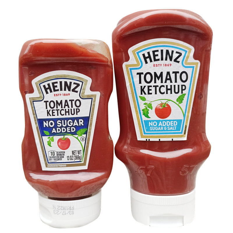 亨氏无糖番茄酱家用heinz低脂低卡tomato ketchup no sugar added