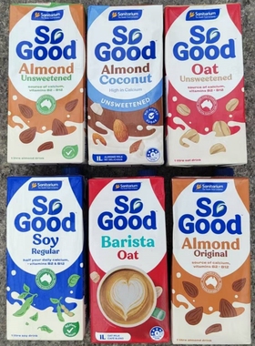 无糖杏仁奶椰子味扁桃仁植物蛋白饮料SO GOOD UNSWEETENED ALMOND