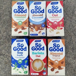 无糖杏仁奶椰子味扁桃仁植物蛋白饮料SO GOOD UNSWEETENED ALMOND