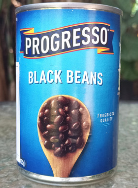 美国浦氏黑豆罐头已熟豆即食沙拉黑豆PROGRESSO BLACK BEANS