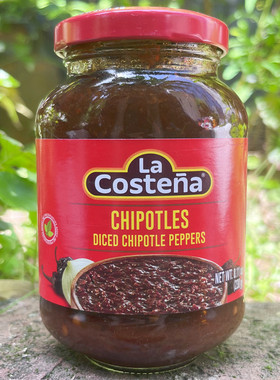 乐口泰启波特雷辣椒切丁La Costena diced chipotle peppers 230g