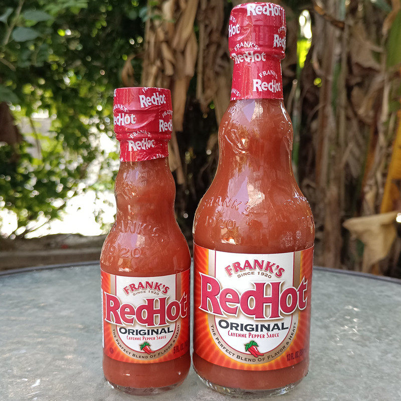 franks redhot美国弗兰克斯原味红辣椒调味汁辣椒仔辣椒水蘸酱