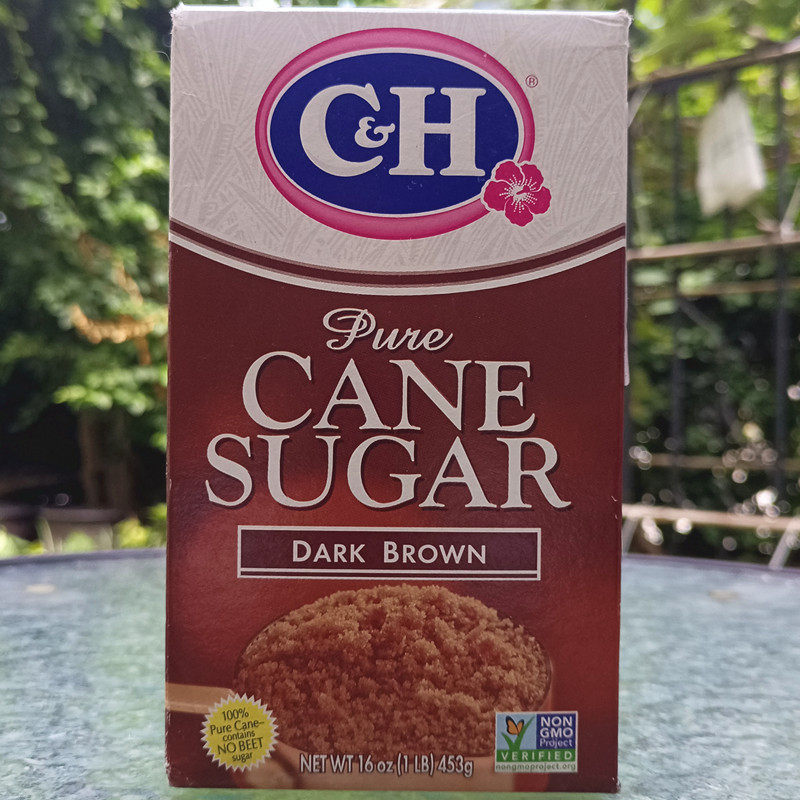 美国c&h思威牌盒装黑糖 c&h pure cane dark brown sugar 453g
