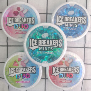 酷力冰冬薄荷糖无糖香口珠口香糖ICE BREAKERS SUGAR FREE MINTS