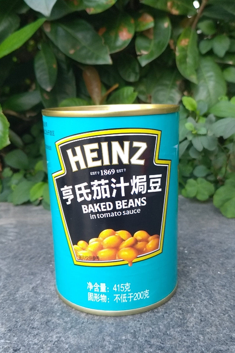 415g亨氏茄汁焗豆番茄汁罐头西式早餐沙拉配菜heinz baked beans