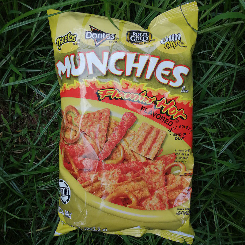 美国乐事曼趣杂锦芝士味小吃火辣味玉米条munchies cheese fix