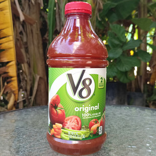 V8浓缩混合蔬菜汁饮料可做培养基调酒汁100%VEGETABLE JUICE1.89L