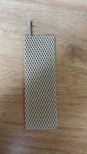 铂金涂层钛阳极网 Platinum coating ti anode 120*40*1mm mesh