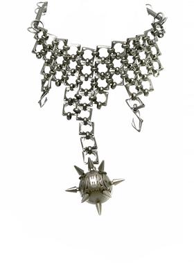 异形拼接项链黄铜项圈