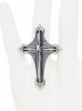 IIIMIII拼接异形暗黑十字架戒指