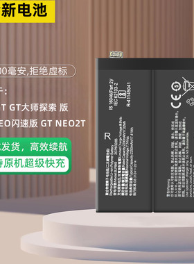 适用于Realme真我GT NEO手机电池真我GT大师版neo2电板BLP849/857