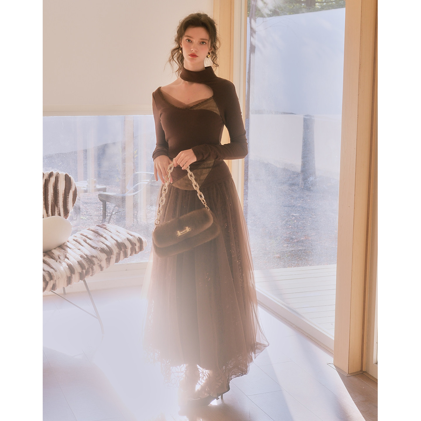 彼得潘大叔《大地星芒》复古蕾丝边修身舒适上衣优雅气质半裙套装,女装/女士精品,时尚套装,淘宝优惠券,粉丝福利购,淘宝优惠卷