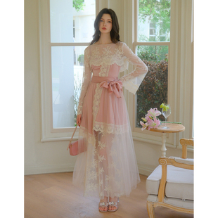 设计吊带连衣裙 精美蕾丝面料系带披肩时尚 彼得潘大叔 恋以恋歌