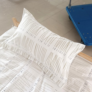 酒店宾馆旅馆医院民宿托老院美容枕套涤棉全棉纯棉巧克力棒咖啡棒