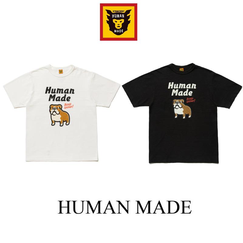 HumanMade法斗斗牛犬狗短袖T恤