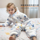 中小童睡袋腿部按扣秋冬夹棉儿童纯棉薄棉睡衣儿童防踢被分腿睡衣