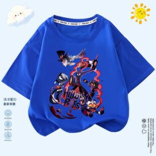 地狱客栈周边衣服女童短袖夏季莉安吉拉维姬半袖宽松宝宝T恤上衣