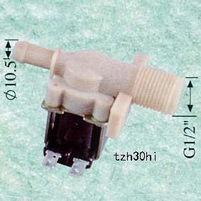 AC220V塑料电磁阀4分进水口进水阀直流12V放水阀DC24V开水器用