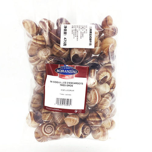 奥帝牌法式蜗牛壳snail shell西餐摆盘装饰品法国进口田螺壳空壳