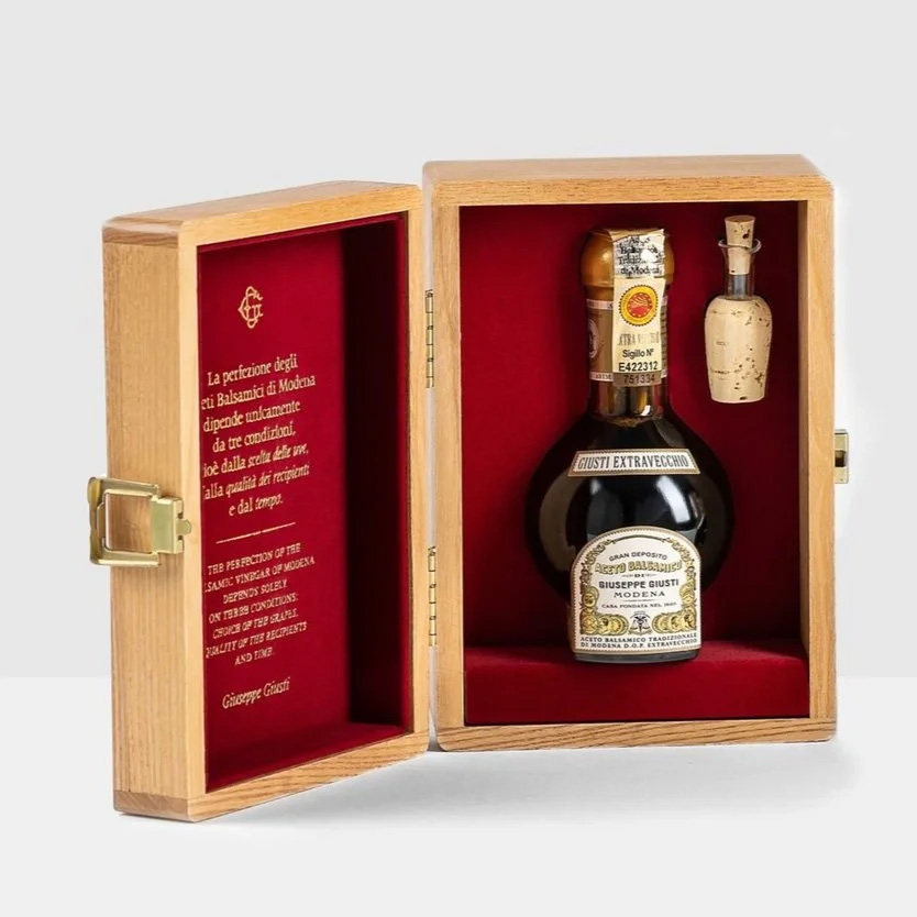 DOP意大利黑醋Giusti玖司蒂摩德纳传统香醋巴萨米克醋葡萄醋l礼盒