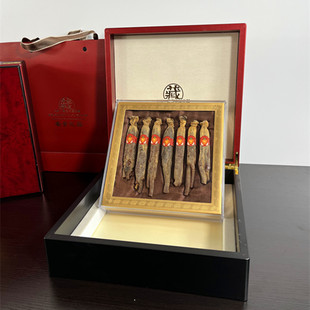 长白山高丽参6年根高丽参六年根别直参红参整枝切片礼盒年货