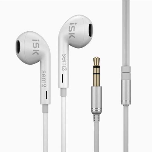 ISK SEM2入耳式监听耳机电脑声卡直播专用长线主播录音耳塞2.5米