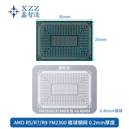 AMDR7锐龙RYZEN 7 R5 R3 R9 4500 4800H 4700U植锡网YM2300钢网