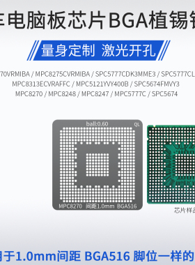 MPC8270VRMIBA MPC8270 MPC8248 8247 spc5674汽车芯片植锡球钢网