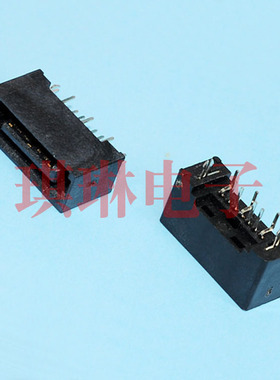 主板SATA硬盘接口接头 SATA硬盘插座 串口硬盘座子 直插 黑色 E2