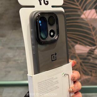 Ace3透明11软壳Ace2pro男女防摔保护套 Ace6高级感黑灰色Ace5超薄1 高透全包镜头膜适用一加15手机壳13T新款