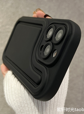 全包气囊防摔适用vivoS16手机壳s12/S15e纯黑色S10简约X90s肤感磨