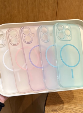 细圈磁吸适用OPPOReno14/13pro手机壳12无线充电Magsafe全包防摔Findx8/x6肤感磨砂X8s+半透明X7Ultra软硅胶