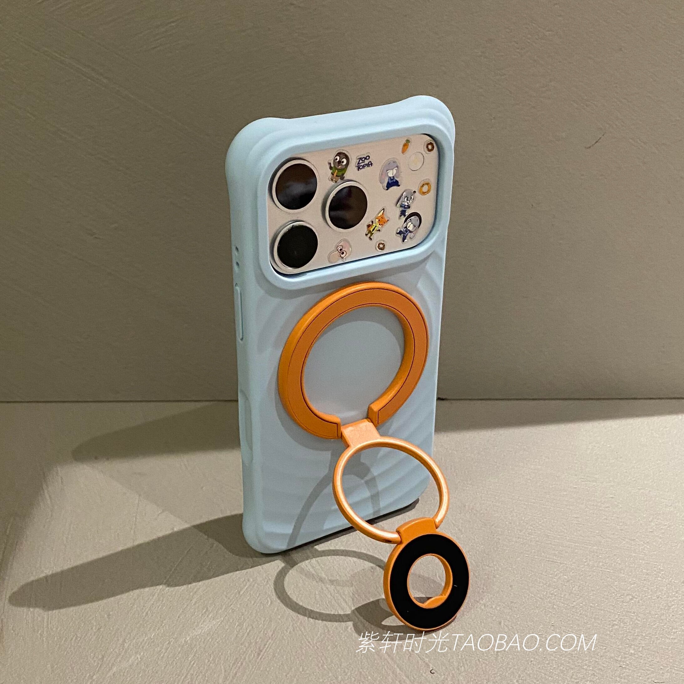 新品鲜橙色双面磁吸三折叠支架适用pura70华为mate80手机壳mate80pro小众max高级感mate70液态硅胶60耐脏防摔