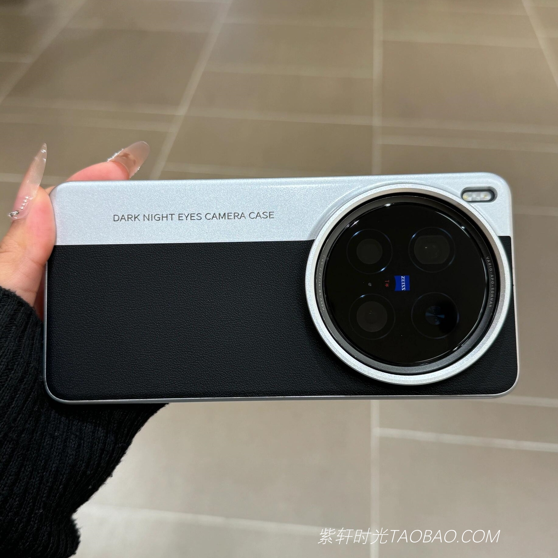 肤感拼接秒变相机素皮荔枝纹黑色适用vivoX300手机壳X300pro电镀银X200Ultra大孔X200pro镜头加高mini防摔女