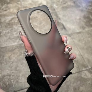 不沾指纹手汗适用华为mate60pro+手机壳40RS冰雾磨砂30/20半透明Pura70亚克力P60全包硬壳P50散热不发黄P40薄
