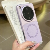 轻奢高档电镀荔枝纹适用OPPOFindx8ultra手机壳Findx8s磁吸Findx8 x9pro无线Magsafe充电vivoX200pro硬壳x300