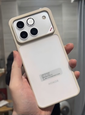 磨砂防指纹适用荣耀WIN RT手机壳500/400加厚600气囊Magic8硅胶软边x70华为mate80pro亚克力nova15肤感硬壳14