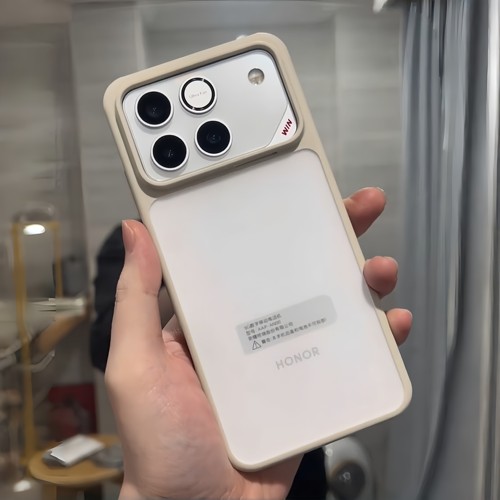 磨砂防指纹适用荣耀WIN RT手机壳500/400加厚气囊Magic8硅胶软边x70华为mate80pro亚克力nova15pro肤感硬壳14