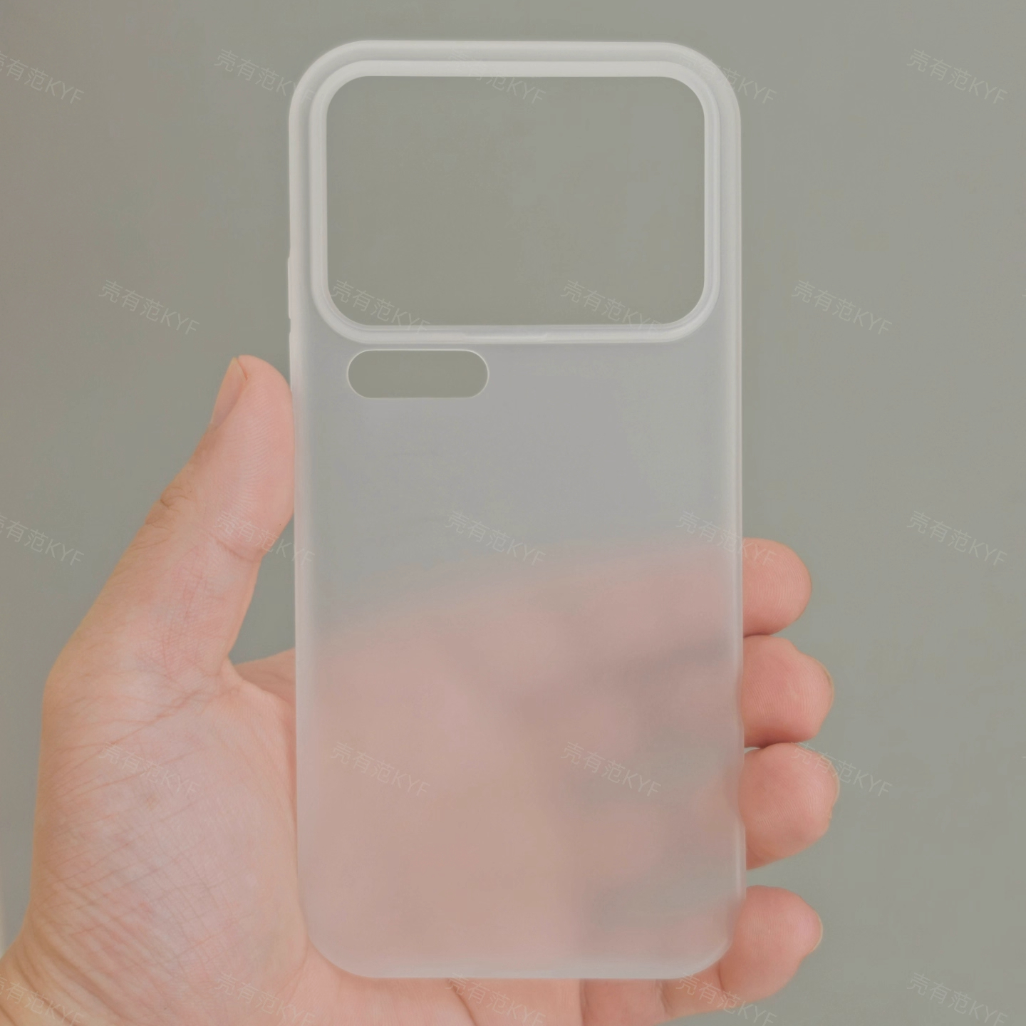 雾面磨砂半透白色超薄PP壳适用苹果17promax小米17pro手机壳15/14ultra不会发黄13红米K80/K70简约turbo4男女