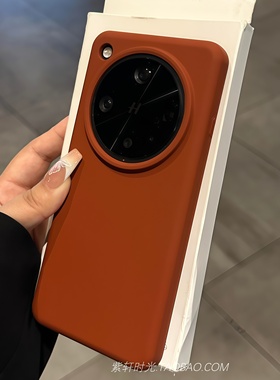 小众ins风栗子棕砖红色适用一加Ace6手机壳1+15液态硅胶13T复古12/11高级Ace5/3防摔1+Ace2pro软糯耐脏防指纹