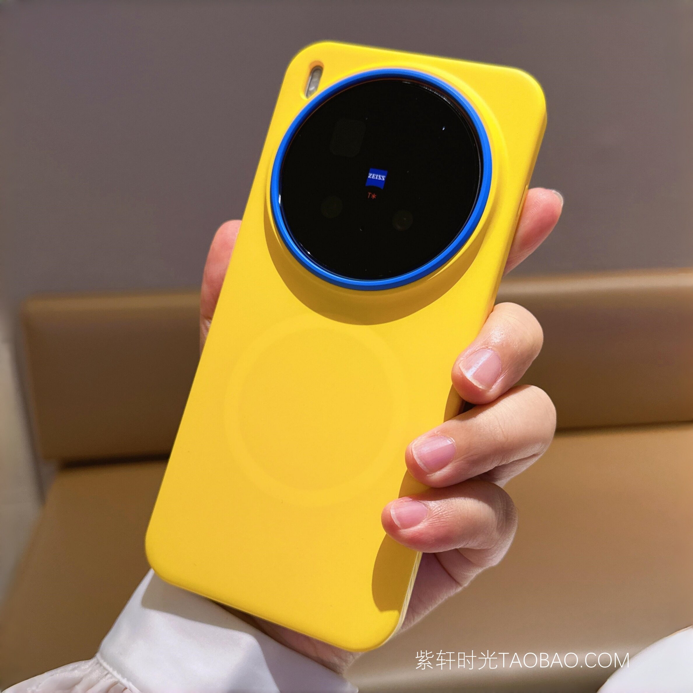 新品日落黄撞色镜头磁吸充电适用vivoX200Ultra手机壳X300S克莱因蓝X200s磨砂硬壳X200PROMINI防指纹小众高级