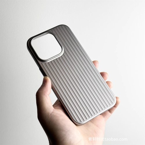 瓦楞纹硬壳适用iQOO15/13/12钛灰色vivoX200promini手机壳x300金属质感x100ultra磨砂防指纹全包大孔超薄散热