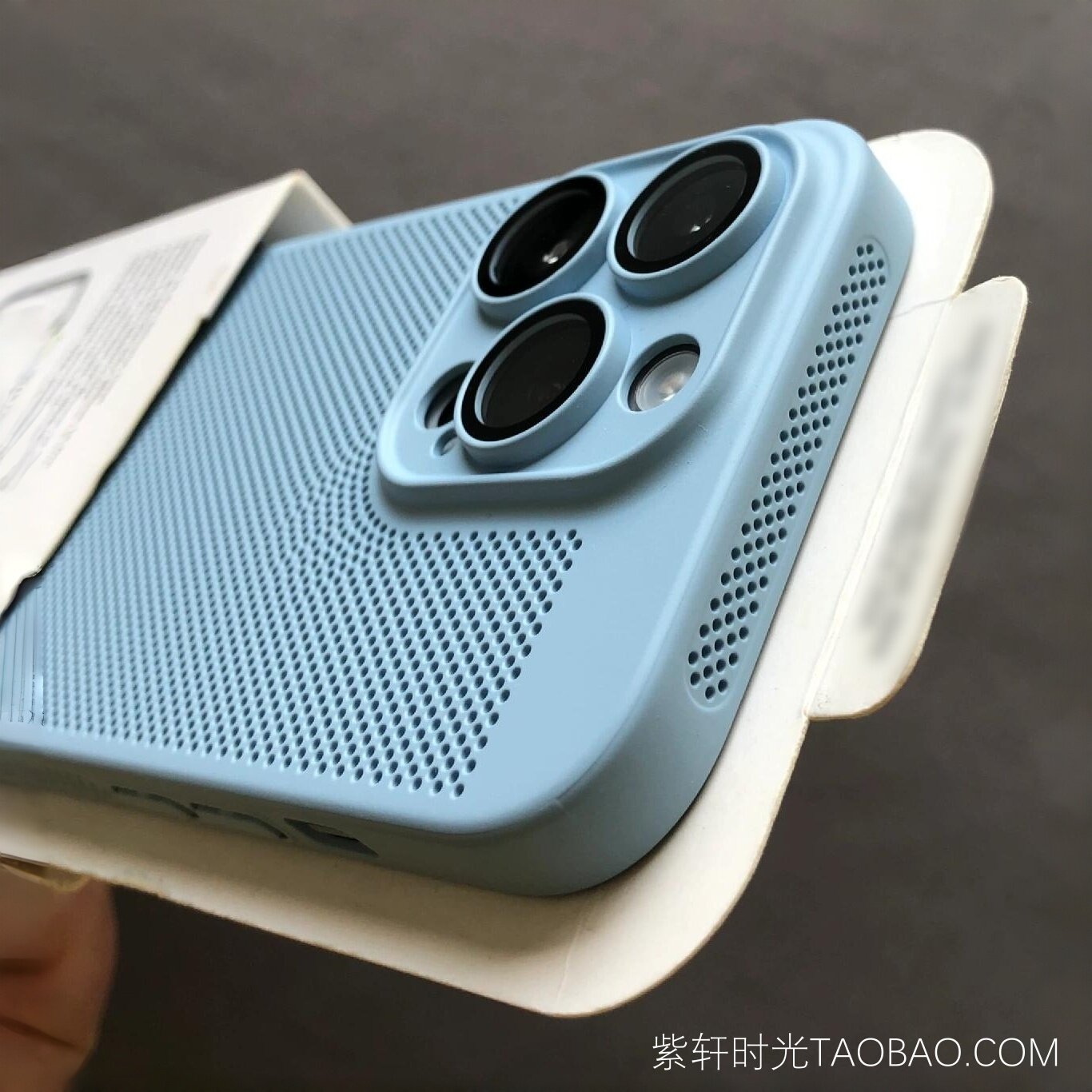夏日冰感不发烫远峰蓝适用iPhone Air苹果17promax手机壳16pro自带镜头膜17pro透气15蜂窝14轻薄13散热防指纹