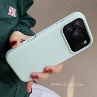 全包边11s奶绿色neo8耐脏7防摔X200U女 9s防指纹Z10Turbo 肤感纯色液态硅胶适用vivoiQOO13 12pro手机壳Neo10