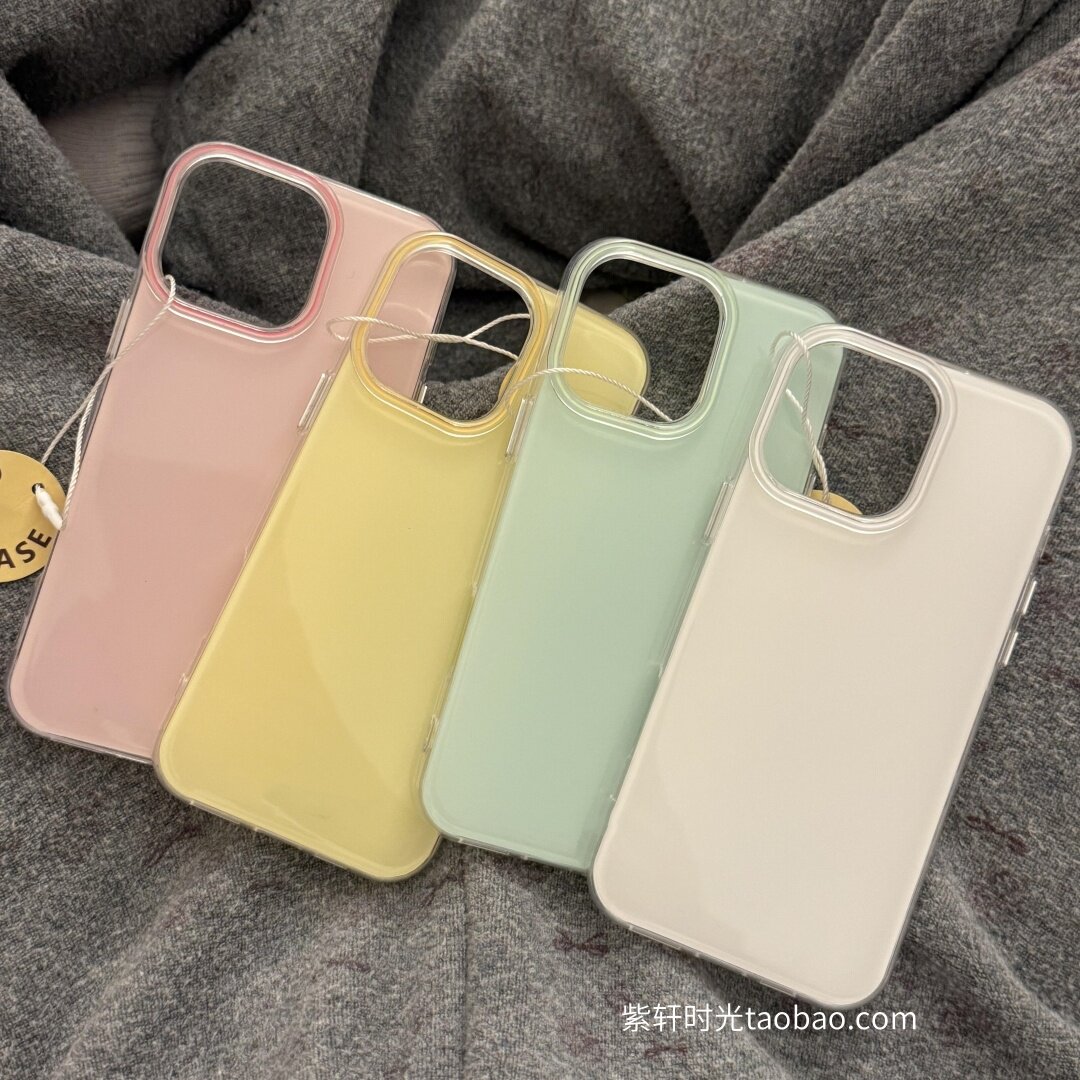 马卡龙糖果色适用华为Mate70pro手机壳pura70亚克力70pro+果冻光面mate60小清新60pro夏日硬底软边壳少女高级