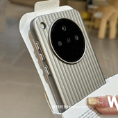 淬炼光栅钛金属瓦楞适用oppoFindx8s 手机壳findx6个性 X7潮牌x7ultra简约Reno13高级14全包纯硬壳雾面防指纹