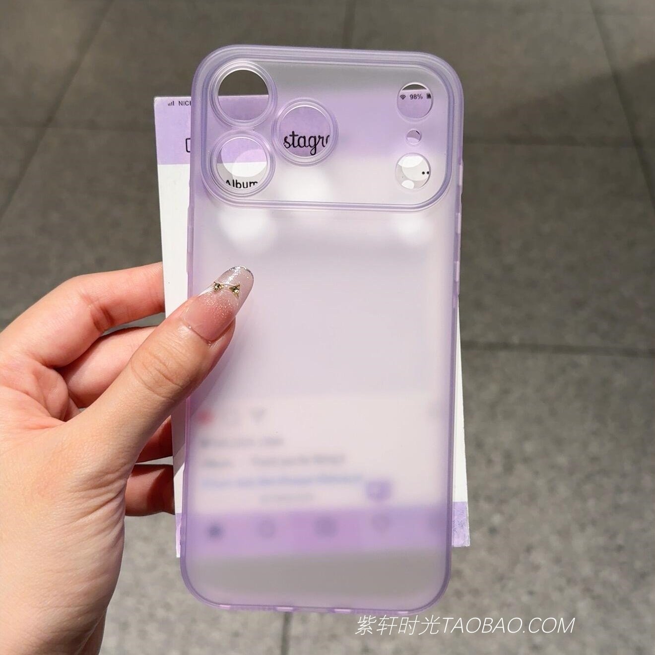 紫色磨砂软壳适用一加15/Ace6多巴胺oppoFindx9pro手机壳Reno15全包镜头14高级纯色13小众Findx8简约X8s女X7